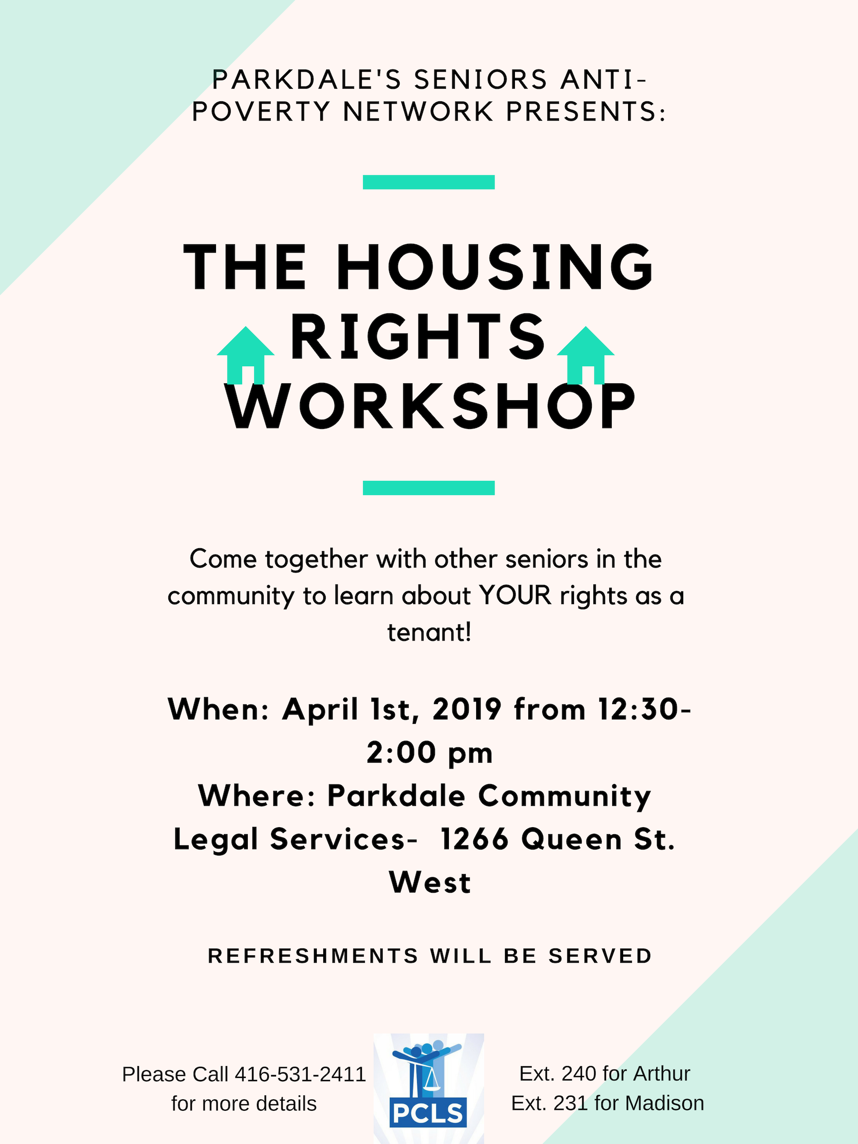 Housing Rights Workshop For Seniors